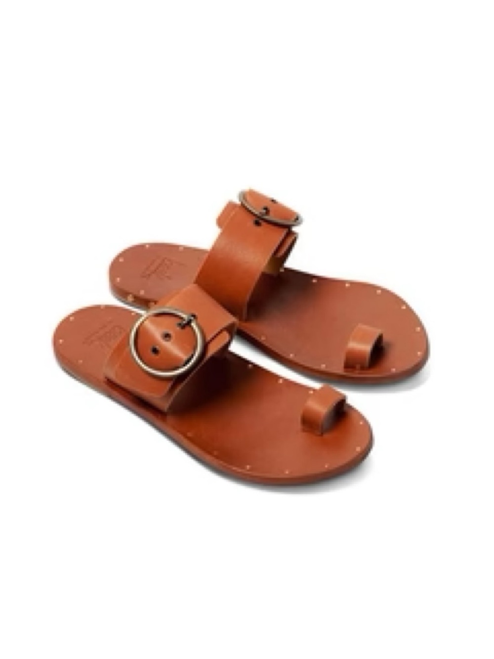 Beek Swift Toe Ring Leather Sandals in Tan Size 11 w dustbag